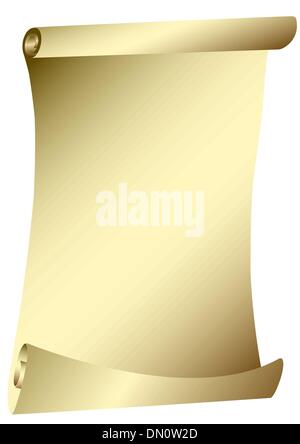 old scroll - parchment - vector Stock Vector