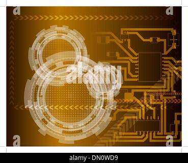 Technological futuristic Stock Vector