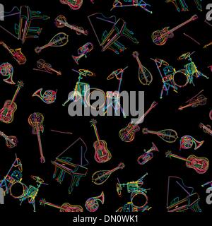 Musical pattern Stock Vector