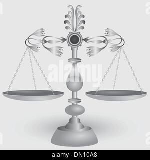Vintage scales Stock Vector
