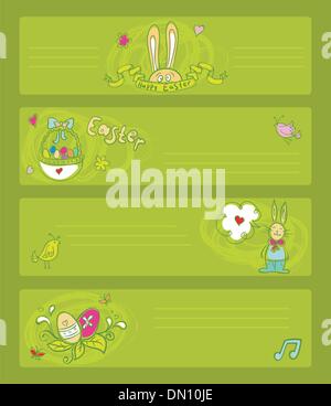 Easter templates Stock Vector