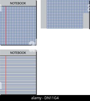 notebooks of different sizes and margins Stock Vector Image & Art - Alamy