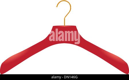 Clothes hangers Stock Vector