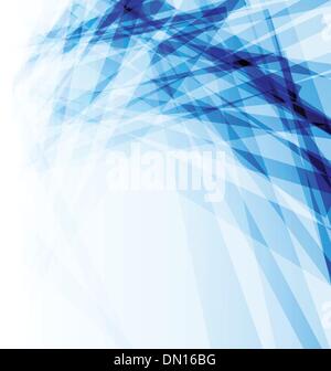Blue business brochure, abstract background Stock Vector