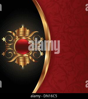 heraldic gold crown Stock Vector Image & Art - Alamy