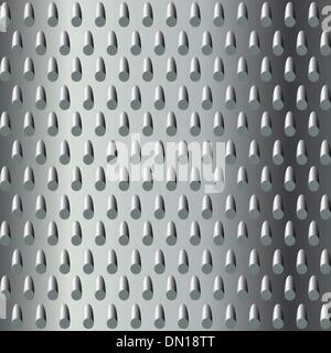 Metal grater texture Stock Vector