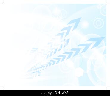 Technological blue background Stock Vector
