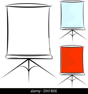 Illustration of a screen. eps10 Stock Vector