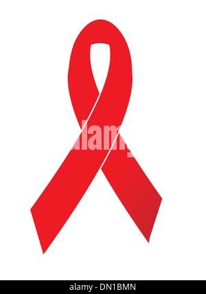 HIV Aids Awareness Red Ribbon Symbol Vector Graphic Logo Design Stock ...