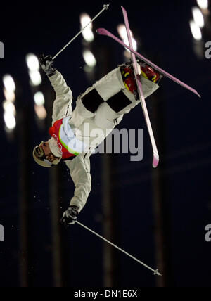 Feb 15, 2006; Sauze d'Oulx, ITALY; TORINO 2006 WINTER OLYMPICS: DALE BEGG-SMITH of Australia won a gold medal in the freestyle moguls skiing competition in Sauze d'Oulx, Italy during the Winter Olympic Games on Tuesday, Feb. 15, 2006. He is shown here on his final run. Mandatory Credit: Photo by K.C. Alfred/SDU-T/ZUMA Press. (©) Copyright 2006 by SDU-T Stock Photo