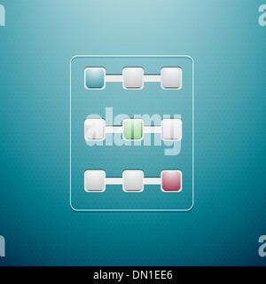 Progress controls. Vector UI objects Stock Vector