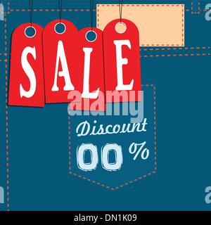 Sale from Discount Stock Vector