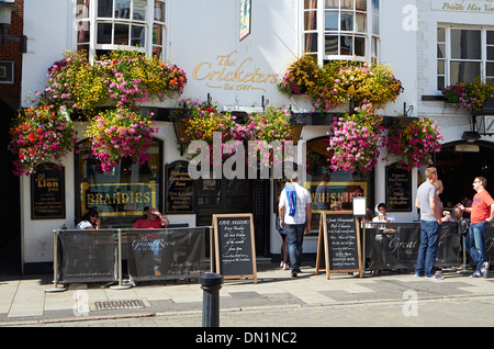 The Cricketers bar at The Lanes in Brighton, England, UK. Stock Photo