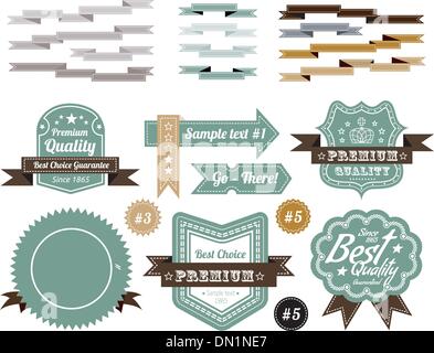 Set of 4 vintage labels Stock Vector Image & Art - Alamy