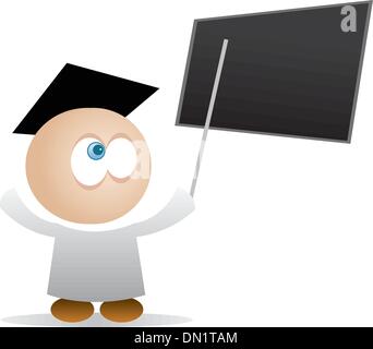 A Teaching Professor Stock Vector