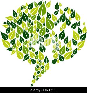 Go Green social marketing campaign Stock Vector