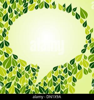 Go Green social marketing campaign Stock Vector