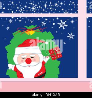 Santa claus design for christmas Stock Vector