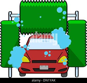 Car wash Stock Vector