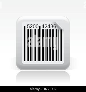 Barcode Icon label vector Stock Vector Image & Art - Alamy