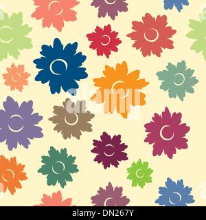 Floral Seamless Pattern Stock Vector