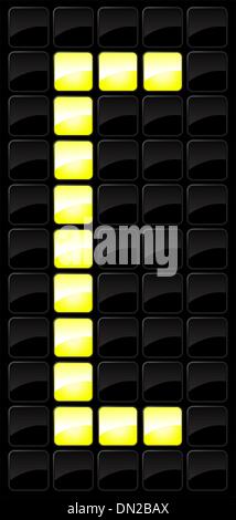 Vector illustration of single scoreboard icon Stock Vector