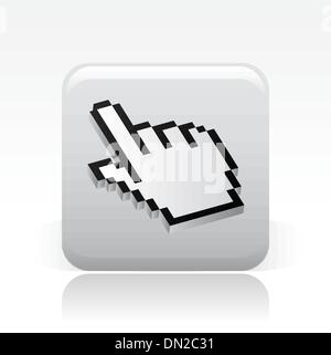 Vector illustration of single pointer mouse icon Stock Vector Image ...