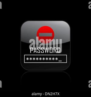 Vector illustration of single password icon Stock Vector Image & Art ...