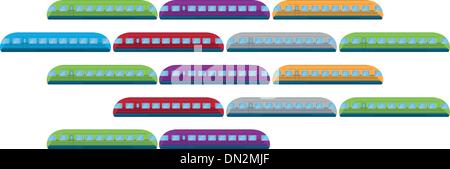 Train vector illustration Stock Vector