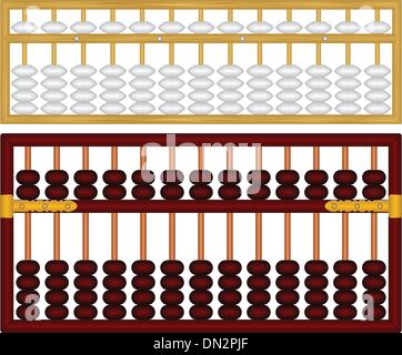 Chinese Abacus Stock Vector