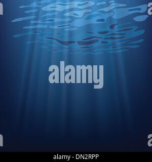 Layered vector illustration of Underwater Scene Stock Vector Image ...