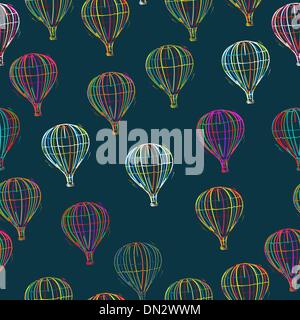 Seamless Balloons pattern Stock Vector