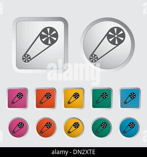 Timing belt icon. Stock Vector