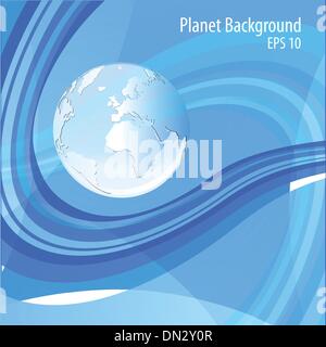 planet-background Stock Vector