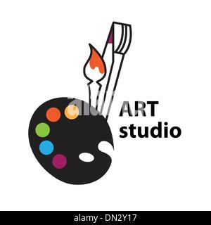 art-studio Stock Vector