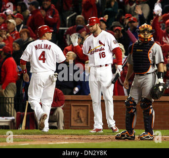 Oct 27, 2006 - St. Louis, MO, USA - The St. Louis Cardinals celebrate after  winning the 2006 World Series against the Detroit Tigers at Busch Stadium.  (Credit Image: © Laurie Skrivan/St