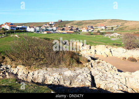 general view of hamlet in the field Stock Photo