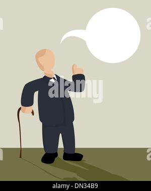 Old man Stock Vector