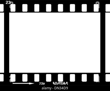 Frames of photographic film Stock Vector