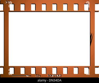 Frames of photographic film Stock Vector