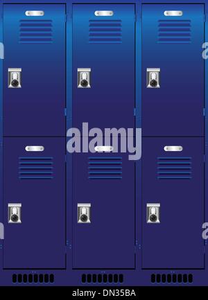 Individual locker Stock Vector