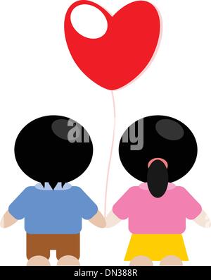 couple in love - vector Stock Vector Image & Art - Alamy