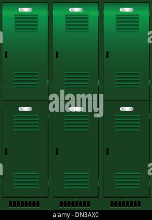 Individual locker Stock Vector