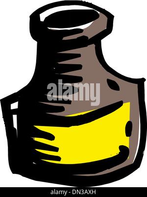 Ink bottle Stock Vector