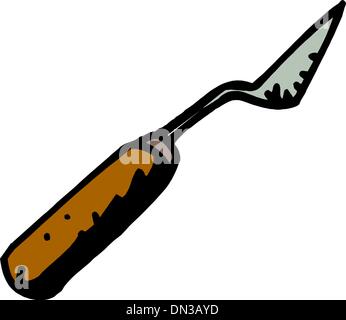 Palette knife Stock Vector