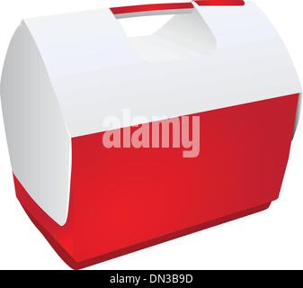 Portable refrigerator Stock Vector