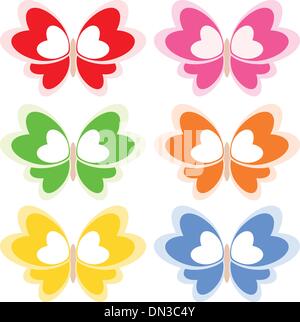 colorful butterfly illustration Stock Vector Image & Art - Alamy