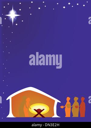 Away in a Manger Stock Vector
