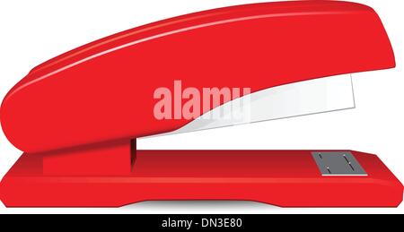 office stapler Stock Vector