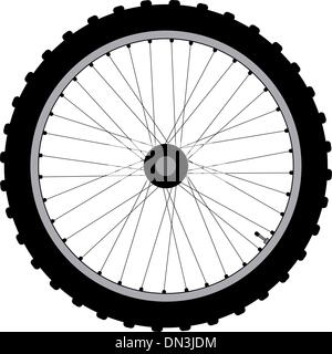Bicycle Wheel Stock Vector